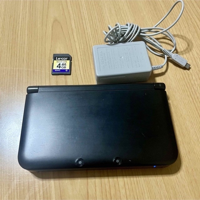 ニンテンドー3DS(ニンテンドー3DS)の3DS LL ブラック 本体 エンタメ/ホビーのゲームソフト/ゲーム機本体(携帯用ゲーム機本体)の商品写真