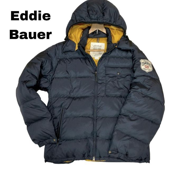 Eddie Bauer(エディーバウアー)の86b 極美品 エディーバウアー プレミアムグースダウンジャケット フーディ メンズのジャケット/アウター(ダウンジャケット)の商品写真