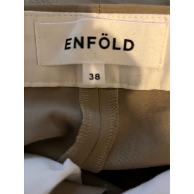 ENFOLD ダブルフェイスコットントラウザー チノパン38 4