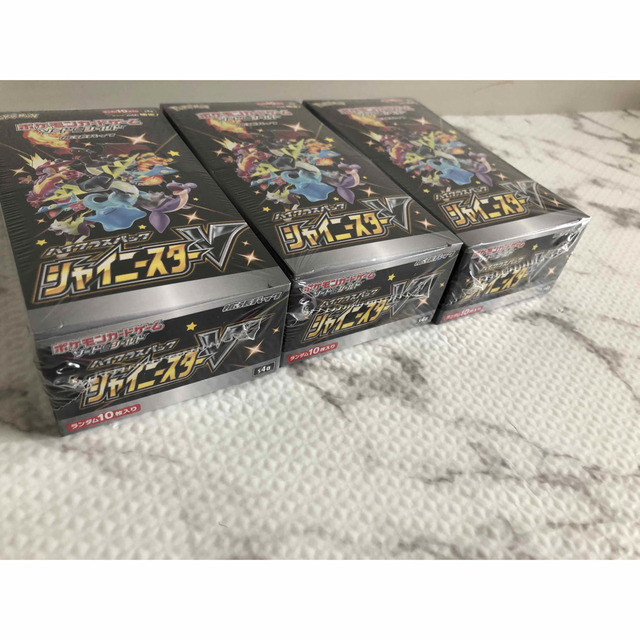 ポケモンカードu3000シャイニースターv 3box シュリンク付き