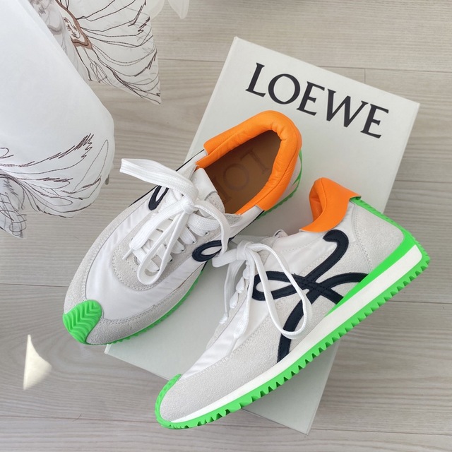 LOEWE - 【新品】LOEWE ロエベ フローランナー レザー ロゴ スニーカー