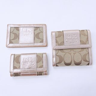 コーチ(COACH)のコーチ 3点セット パスケース キーケース 2つ折り財布 コンパクトウォレット(財布)