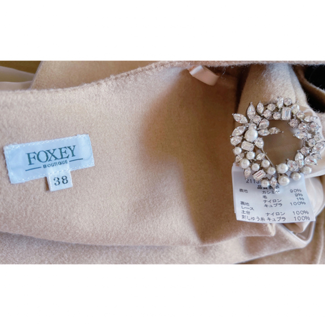 FOXEY  上質カシミヤ100%ワンピーススーツ38極美品　Rene