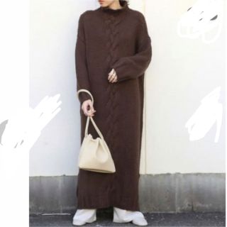 セレクトモカ(SELECT MOCA)のセレクトモカ　selectMOCAロングニットワンピース(ロングワンピース/マキシワンピース)