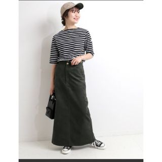 スローブイエナ(SLOBE IENA)の[ORCIVAL]BOAT NECK P.O HALF SLEEVEカットソー(カットソー(長袖/七分))