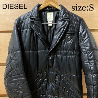 ディーゼル(DIESEL)の美品【冬物セット割】ディーゼル　DIESEL ダウンジャケット　黒　Sサイズ(ダウンジャケット)