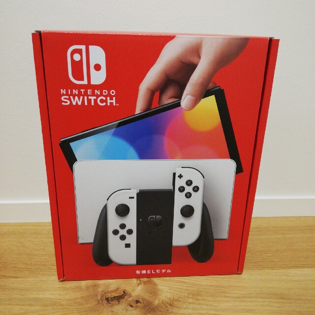 ライトニングボルト 未使用 任天堂 Switch 有機elモデル ホワイト