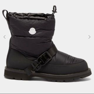 4 MONCLER HYKE パデッドナイロンu0026ラバー スノーブーツ 38-