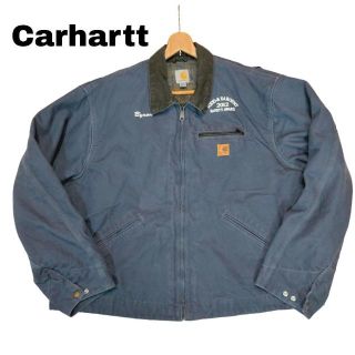 カーハート(carhartt)の95b カーハート ダック地 デトロイトジャケット 裏地ブランケット 企業ロゴ(その他)