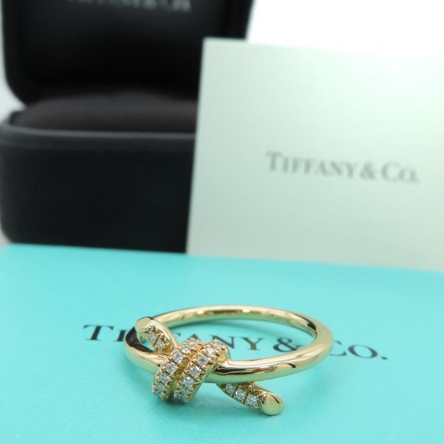 Tiffany & Co. - 未使用 ティファニー ノット ダイヤ リング 12号 2022年購入 LL3