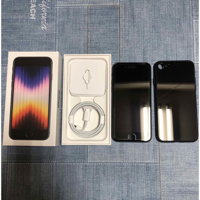 Apple - 【極美品】Apple iPhone SE3 128GB  ミッドナイト