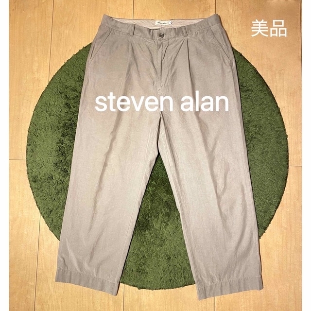 steven alan - steven alan スティーブンアラン タックワイドパンツ 日本製の通販 by YOSHI｜スティーブンアラン