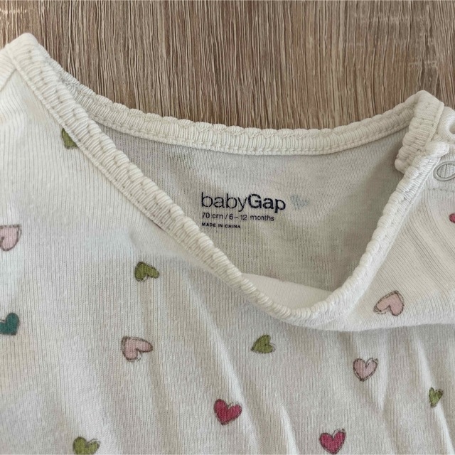 babyGAP(ベビーギャップ)のベビーギャップ　GAP 長袖　ロンパース  2枚セット キッズ/ベビー/マタニティのベビー服(~85cm)(ロンパース)の商品写真