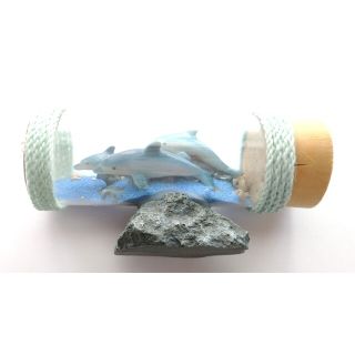 【新品未使用】イルカ ボトル 置物 飾り 水族館 お土産(置物)
