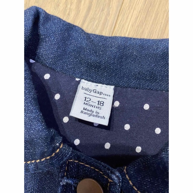 babyGAP(ベビーギャップ)のgap baby ギャップベビー　gジャン　ジージャン キッズ/ベビー/マタニティのベビー服(~85cm)(ジャケット/コート)の商品写真