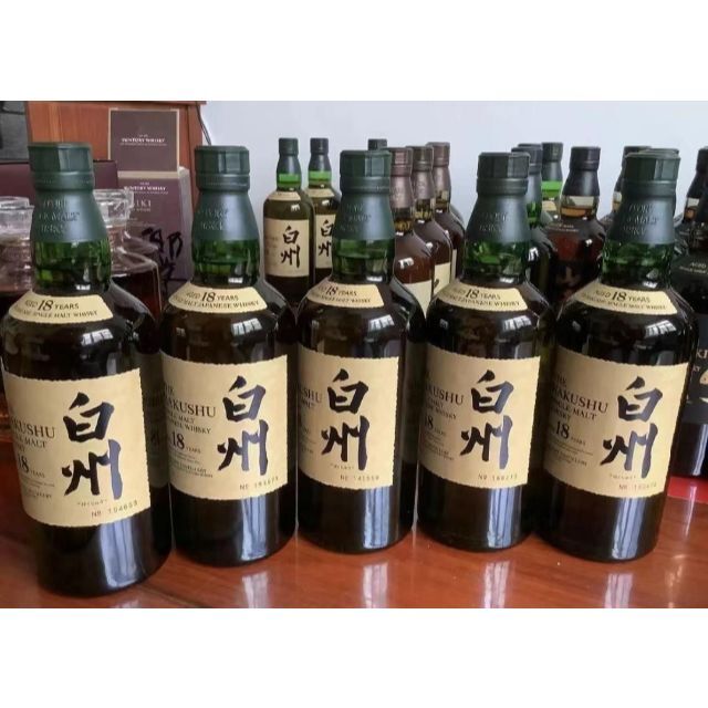 柔らかな質感の サントリー 700ml 5本セット サントリー白州18年
