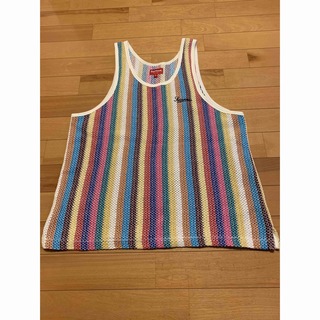 シュプリーム(Supreme)のsupreme Knit Stripe Tank Top サイズS (タンクトップ)