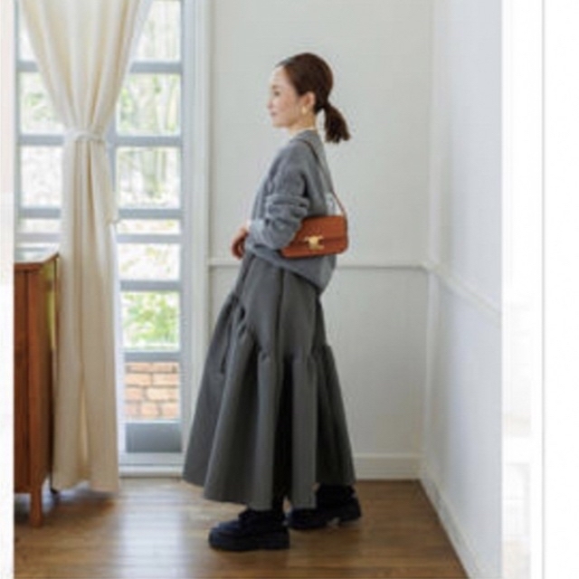 Bluelea ブルレア New jacquard skirt スカート-