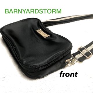 バンヤードストーム(BARNYARDSTORM)のバーンヤードストーム／お財布機能付きショルダーバッグ／黒(ショルダーバッグ)