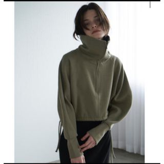 クラネ(CLANE)の新品未使用　CLANE HALF ZIP SHORT TOPS サイズ　１(トレーナー/スウェット)