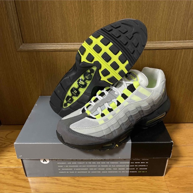 靴/シューズNIKE AIR MAX 95 OG エアマックス95 イエローグラデ