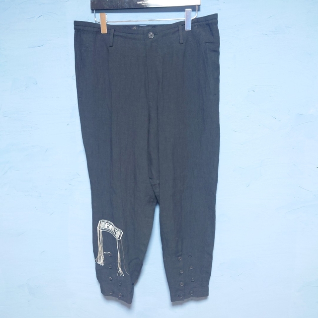 yohji yamamoto pour homme 21ss リネン パンツ | givingbackpodcast.com