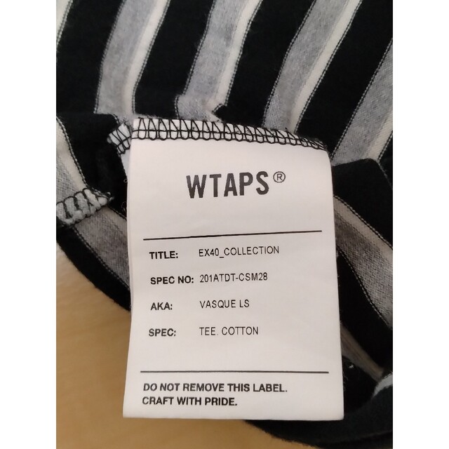 W)taps(ダブルタップス)の20SS wtaps VASQUE LS TEE 201atdt-CSM28 メンズのトップス(Tシャツ/カットソー(七分/長袖))の商品写真