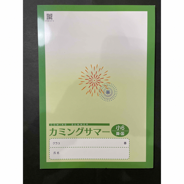 【塾用教材】カミングサマー　小学6年　国語　算数 エンタメ/ホビーの本(語学/参考書)の商品写真