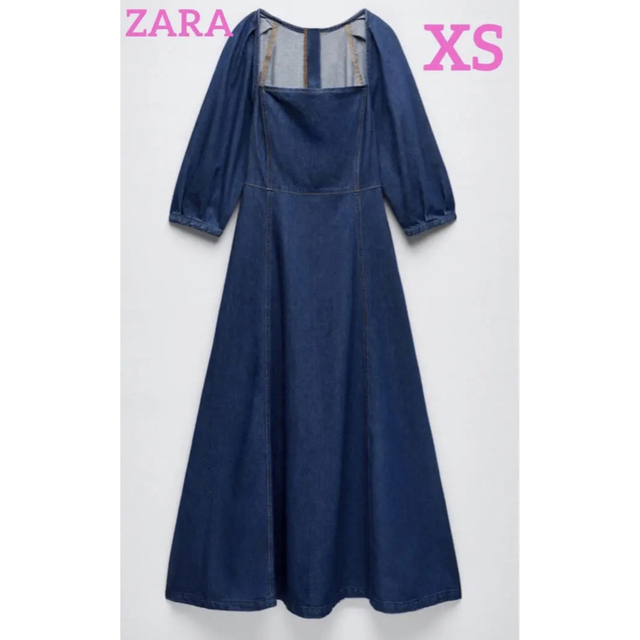 【お値下げ中！】ZARA 新品未使用 デニムワンピース XS