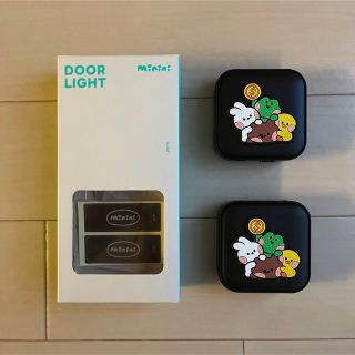 LINE FRIENDS minini ドアライト 2個入り(車内アクセサリ)