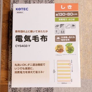 ぼっち様専用(電気毛布)