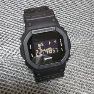 ジーショック(G-SHOCK)のカシオ G-SHOCK DW-5600BBN 動作品(腕時計(デジタル))