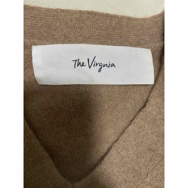 The Virgnia カシミヤＶネックニット　ザヴァージニア