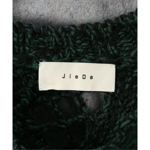 ジエダ ニット セーター 黒 緑 変形 アシンメトリー ビックサイズ 新品