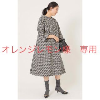 イエナ(IENA)のIENA ＆NAVY GIOLICAジャガードワンピース　イエナ ワンピース(その他)