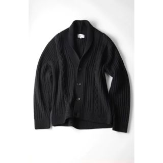 アオヤマ(青山)のMORLES KNIT COLLECTIONショールカラーローゲージカーディガン(ニット/セーター)