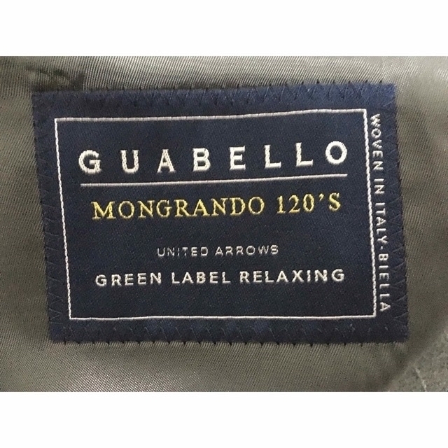 UNITED ARROWS green label relaxing(ユナイテッドアローズグリーンレーベルリラクシング)のユナイテッドアローズ　グレーチョークストライプスーツ メンズのスーツ(セットアップ)の商品写真