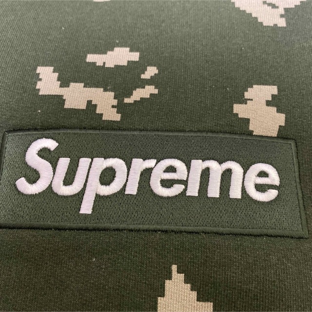 supreme ボックスロゴ パーカー 完売品 迷彩 カモ柄 XL 激レア 史上