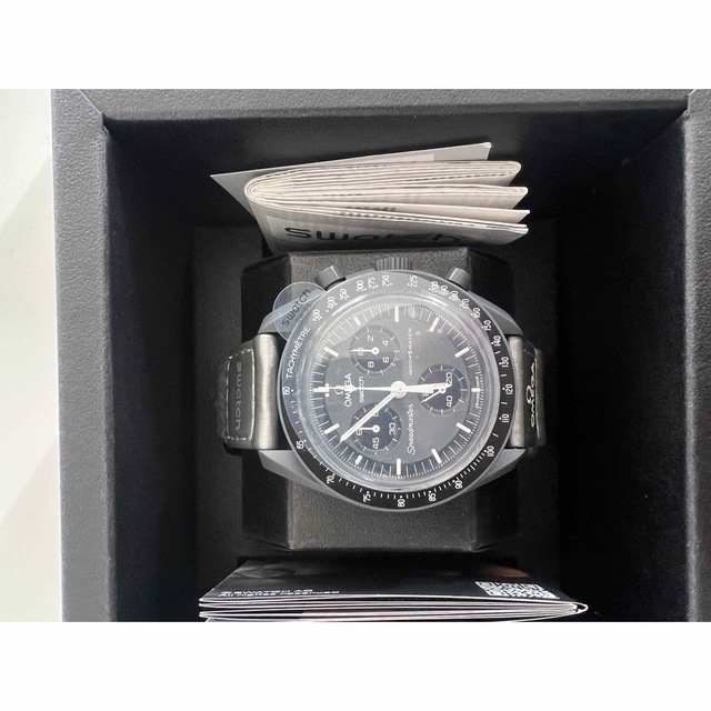 ブランド品専門の - swatch 新品未使用 moonswatch ムーンスウォッチ swatch omega 腕時計(アナログ)
