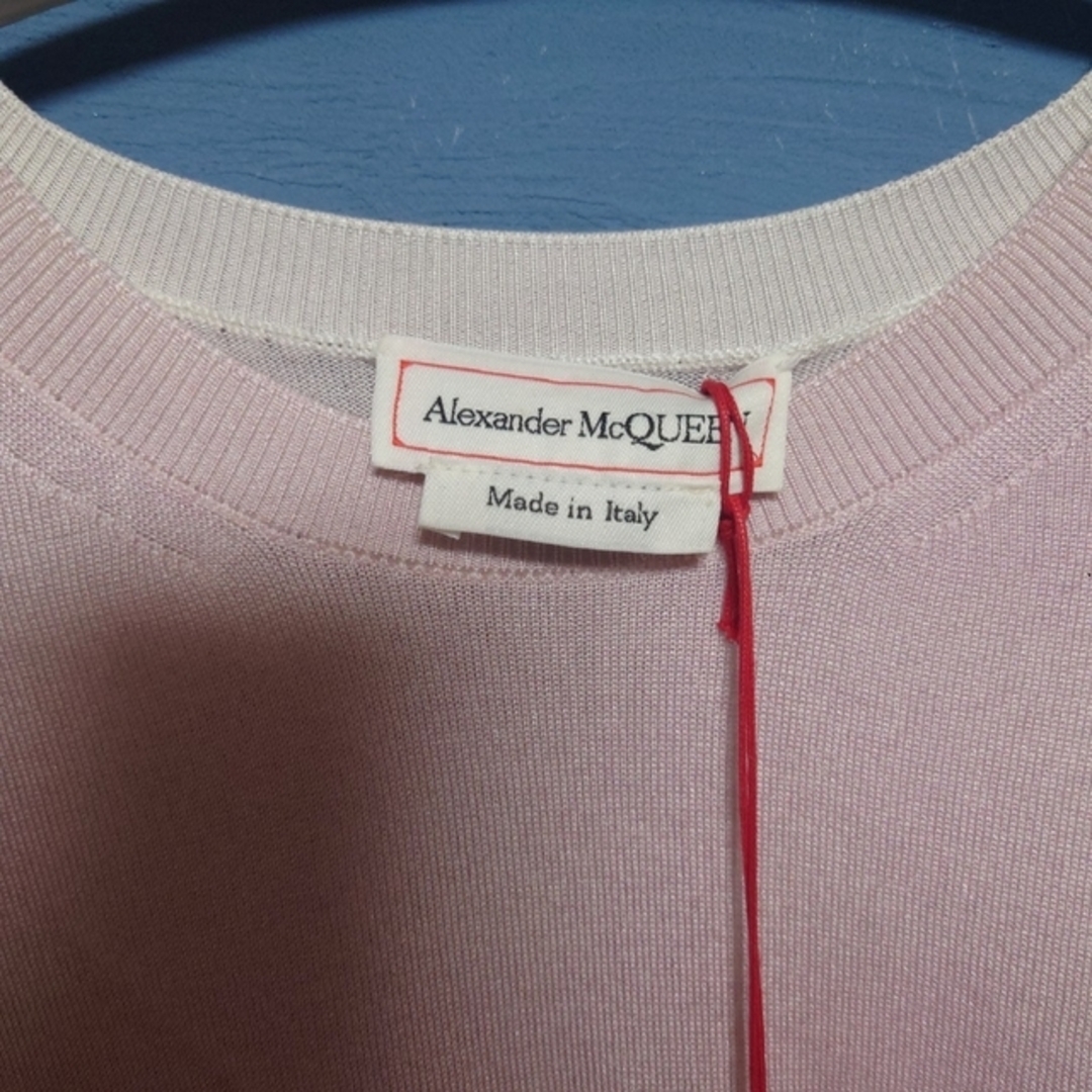 Alexander McQueen(アレキサンダーマックイーン)の未使用　alexander mcqueen 21ss ニット　セーター　シルク メンズのトップス(ニット/セーター)の商品写真