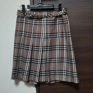 バーバリーブルーレーベル(BURBERRY BLUE LABEL)のBURBERRY BLUE LABEL プリーツスカート  38(Mサイズ)(ひざ丈ワンピース)