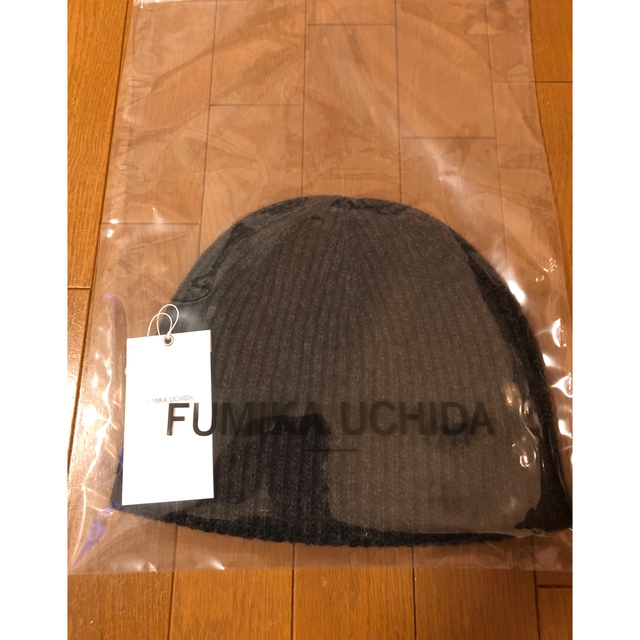 FUMIKA_UCHIDA(フミカウチダ)の完売　fumika uchida  ビーニー  ニット帽　フミカウチダ　ビーニー レディースの帽子(ニット帽/ビーニー)の商品写真