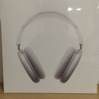 アップル(Apple)の【未開封】APPLE ワイヤレスヘッドホン AIRPODS MAX SILVER(ヘッドフォン/イヤフォン)