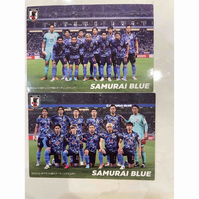 サッカー日本代表チップス メンバーカード