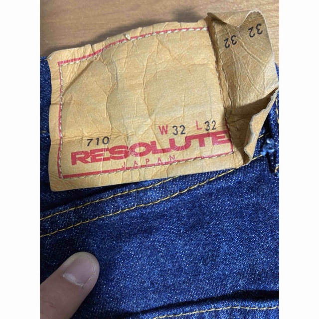 RESOLUTE - リゾルト710 W32 L32の通販 by manasann's shop|リゾルト