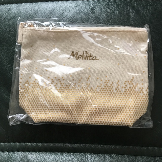 Melvita(メルヴィータ)の新品＆未使用＆非売品☆ メルヴィータ コットンポーチ レディースのファッション小物(ポーチ)の商品写真