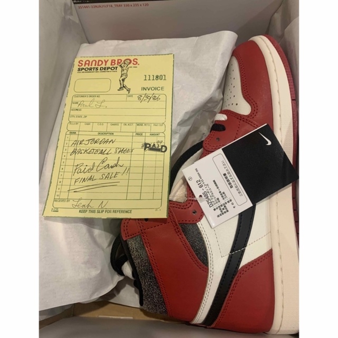 Nike Air Jordan 1 High OG Chicago 28センチjordan1