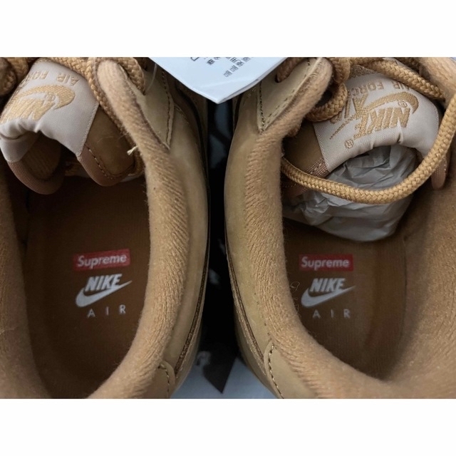 Supreme × Nike Air Force 1 Low Flax 27.5