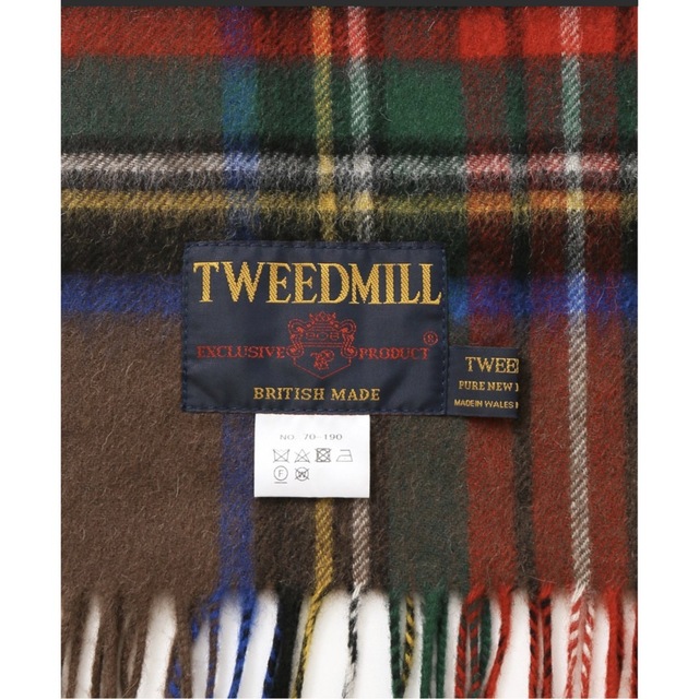 SLOBE IENA(スローブイエナ)のスローブイエナ　TWEEDMILL  TARTAN チェックストール レディースのファッション小物(マフラー/ショール)の商品写真