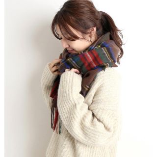 スローブイエナ(SLOBE IENA)のスローブイエナ　TWEEDMILL  TARTAN チェックストール(マフラー/ショール)